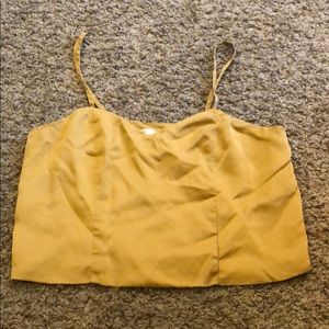 Silk crop top